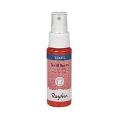 Rayher.	 Sprej za tekstil, rdeč, 50 ml