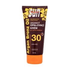 VIVACO Sun Argan Bronz Oil Tanning Cream SPF30 vodoodporna krema za zaščito pred soncem 100 ml