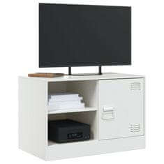 Vidaxl TV omarica bela 67x39x44 cm jeklo