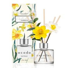 Cocodor Difuzor s cvetjem Narcisa 200ml, vonj Deep musk 
