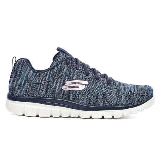 Skechers Čevlji turkizna 37 EU Gracefultwisted Fortune