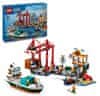 LEGO Mesto 60422 Pristanišče s tovorno ladjo