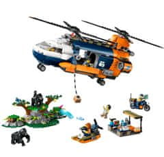 LEGO City 60437 Base Camp Jungle Reconnaissance Helicopter