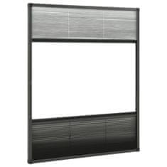 Vidaxl Plise komarnik za okna aluminij 60x80 cm s senčilom