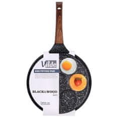 Vilde Granitna ponev za peko palačink in jajc 7 jamic 26cm BLACK&WOOD