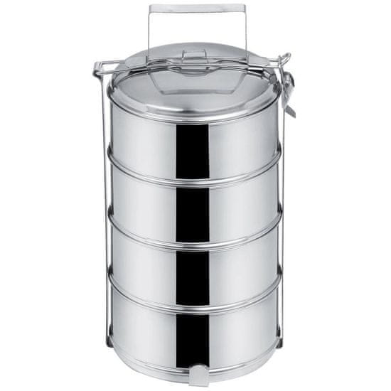 Orion 4x1300 ml inox lunch box posoda za hrano z ročajem