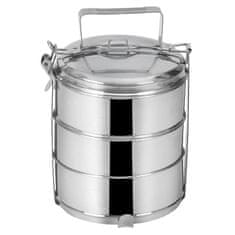 Orion 3x1300 ml inox lunch box posoda za hrano z ročajem