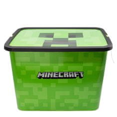 Stor Plastična škatla za shranjevanje MINECRAFT 23L, 04406