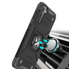 WOZINSKY WOZINSKY RING ARMOR ARMORED HYBRID CASE COVER + MAGNETNO DRŽALO ZA SAMSUNG GALAXY S22 SREBRNA