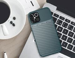 HURTEL THUNDER CASE, UPOGLJIVA OKLEPNA TORBICA, OVITEK ZA IPHONE 12 PRO / IPHONE 12, ZELENA