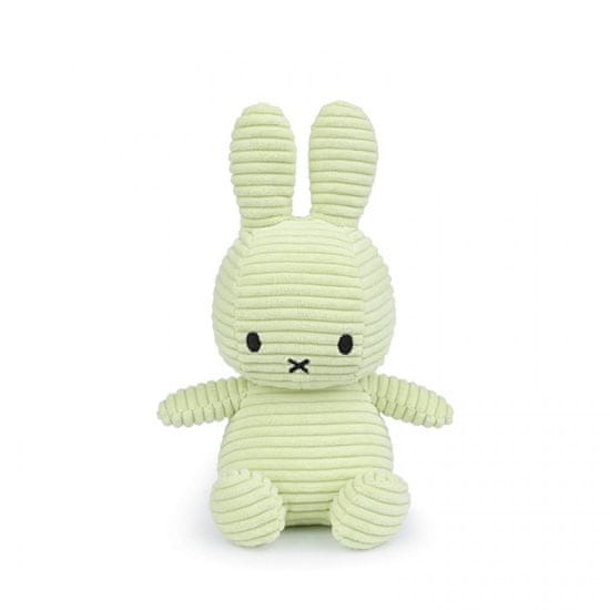 Bon Ton Toys Miffy Corduroy zajček mehka igrača, 23 cm, mentol zelena