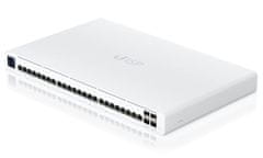 Ubiquiti UISP Switch Pro - 24x GbE, 4x SFP+, 16x PoE Out 27V (proračun PoE 220 W)