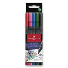 Faber-Castell Faber - Castel Set markerjev Grip 0,4 - osnovne barve 5 kosov