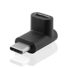 MicroConnect Adapter MicroConnect USB-C na C pod kotom 90°