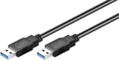 MicroConnect MicroConnect USB3.0 A-A 5m M-M, črno