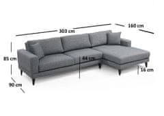 Atelier Del Sofa Kotna raztegljiva postelja