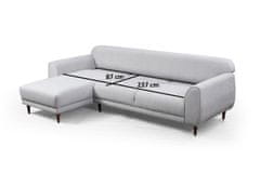 Atelier Del Sofa Kotna raztegljiva sedežna garnitura