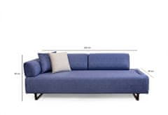 Atelier Del Sofa Raztegljiv kavč s tremi sedeži