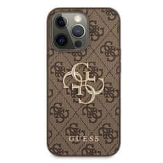 Guess Guess 4G Big Metal Logo - ovitek za iPhone 13 Pro Max (rjav) 