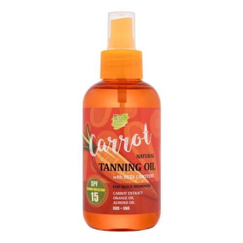 VIVACO Bio Carrot Tanning Oil SPF15 naravno olje za sončenje iz korenja 150 ml