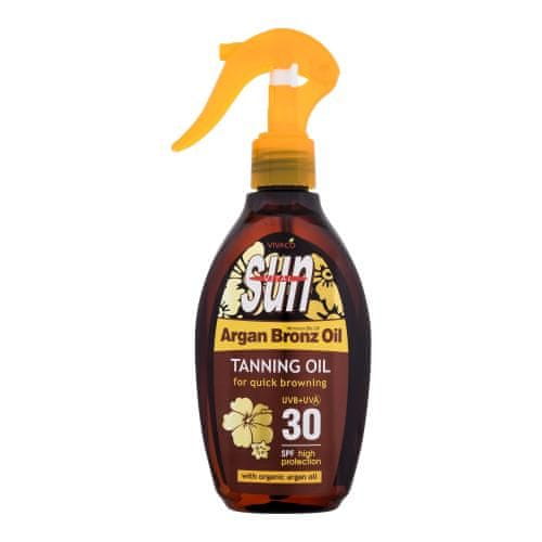 VIVACO Sun Argan Bronz Oil Tanning Oil SPF30 olje za sončenje z arganovim oljem 200 ml