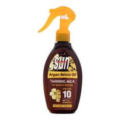 VIVACO Sun Argan Bronz Oil Tanning Milk SPF10 losjon za zaščito pred soncem z arganovim oljem 200 ml