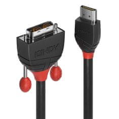 Lindy Lindy 5M Hdmi-Dvi kabel, črn