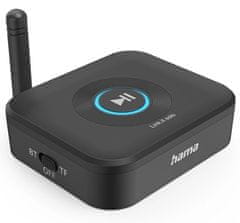 Hama Avdio adapter Bluetooth Link.it solo/ sprejemnik/ USB-C/ 3,5-milimetrski priključek/ črn