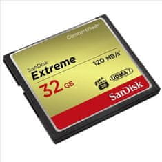 SanDisk Pomnilniška kartica Extreme CF 32 GB 120 MB/s pisanje 85 MB/s UDMA7