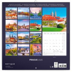 Notique Mrežni koledar Praga 2025, 30 x 30 cm