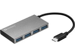 Sandberg Sandberg USB-C to 4 xUSB 3.0 Pocket Hub