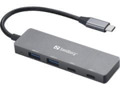 Sandberg Sandberg USB-C to 2xUSB-A+2xUSB-C Hub