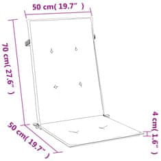 Vidaxl Blazina za stol 6 kosov melanž krem 120x50x4 cm blago