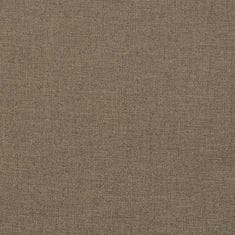 Vidaxl Blazina za vrtno klop 2 kosa melanž taupe 180x50x7 cm blago