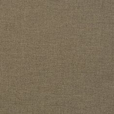 Vidaxl Blazina za ležalnik melanž taupe 200x60x4 cm blago