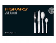 Fiskars Jedilni pribor VSE JEKLO 24ks 1054777