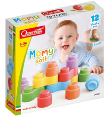 Quercetti Momy Soft kocke, 6-36 mesecev, 12/1