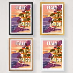 Wallity Plakat A3, Italija Positano - 2013