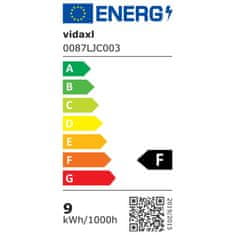 Vidaxl Zunanja LED svetilka 9 W črna ovalna