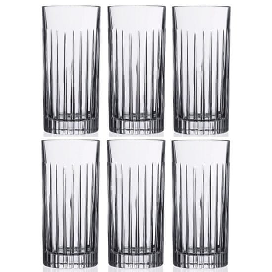 Set kozarec zavodo, sok Timeless Eco Luxion 440ml / 6 kos / kristalno steklo