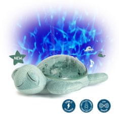 Cloud B Cloud b Tranquil Turtle - Nočna lučka z melodijo, Turtle, zelena, 0m+