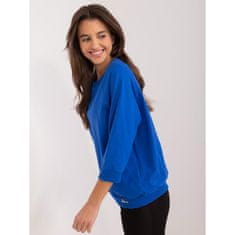 RELEVANCE Vsakodnevna bluza za ženske kobalt barve RV-BZ-9494.86_408234 Univerzalni
