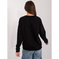 RELEVANCE Ženska bluza z izrezom v obliki črke V črna RV-BZ-9244.19X_408067 Univerzalni