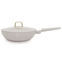 Ponev WOK s titanovo površino in pokrovom 28 cm Sahara Collection BH-8064