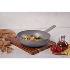 WOK ponev s titanovo površino 28 cm Taupe Collection BH-8093