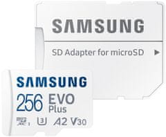 Samsung EVO Plus 2024 MicroSDXC 256 GB + adapter SD / CL10 UHS-I U3 / A2 / V30