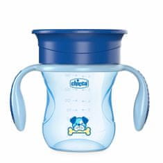 Chicco poučna skodelica 360 od 12m, 200ml, modre barve