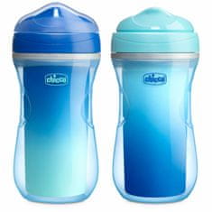 Chicco Sippy Cup Boy Termalna skodelica za otroke, 266 ml, modra, 266 ml