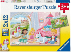 Ravensburger sestavljanka, Princese, 2x12d