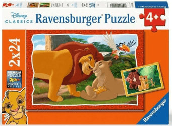   Ravensburger sestavljanka, Levji Kralj, 2x24d